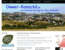 Tablet Screenshot of owwer-ramschd.de